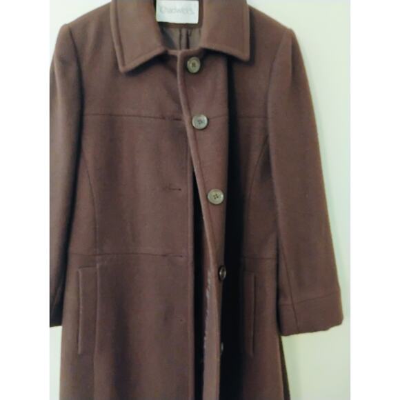 Plumb Colored Wool Blend Women's Blazer fun Chadwick's. Small. Office Attire. - Picture 4 of 14